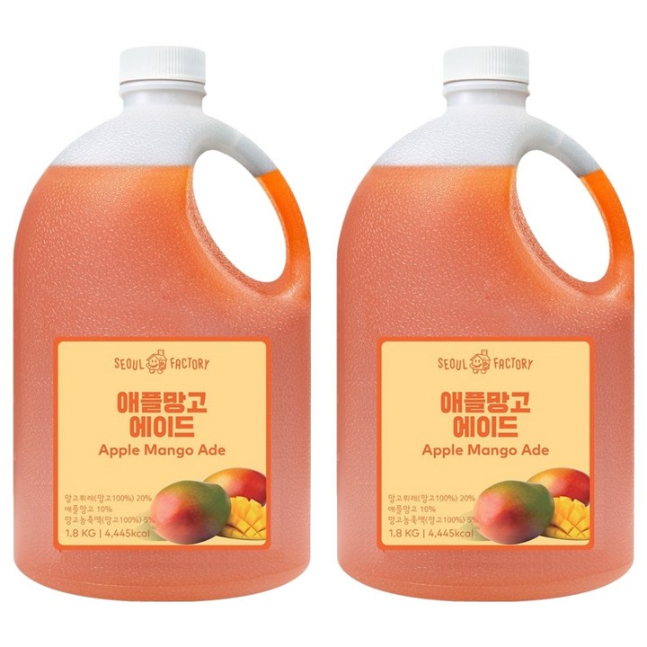 서울팩토리 애플망고에이드, 1.8kg, 2개