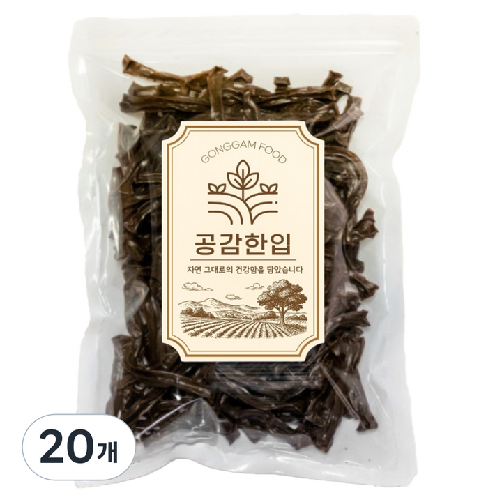공감한입 도토리 건조 묵말랭이, 200g, 20개