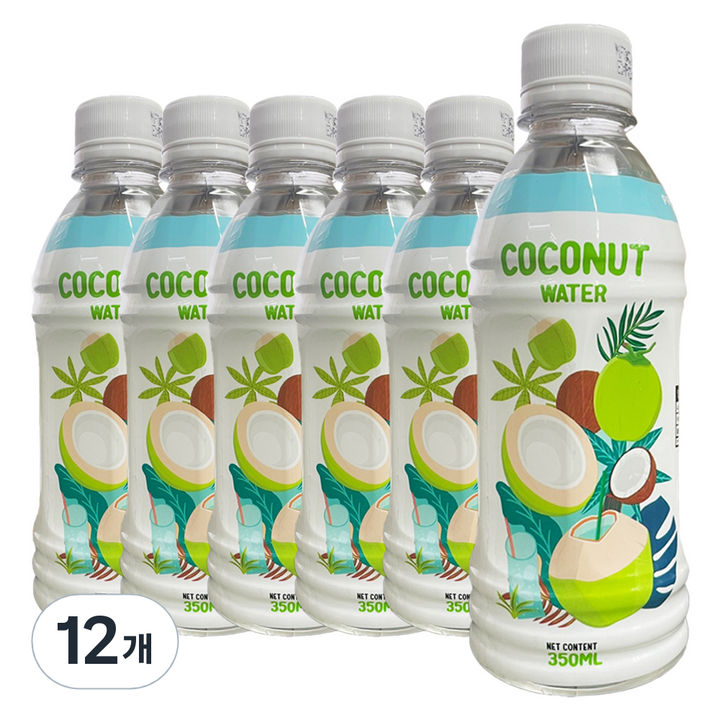 RFC 코코넛워터, 350ml, 12개