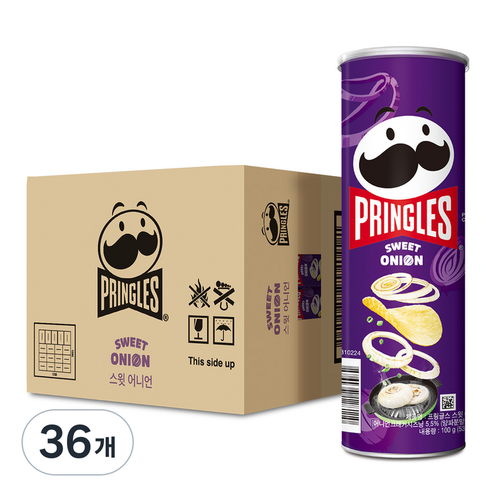 프링글스 스윗 어니언, 100g, 36개