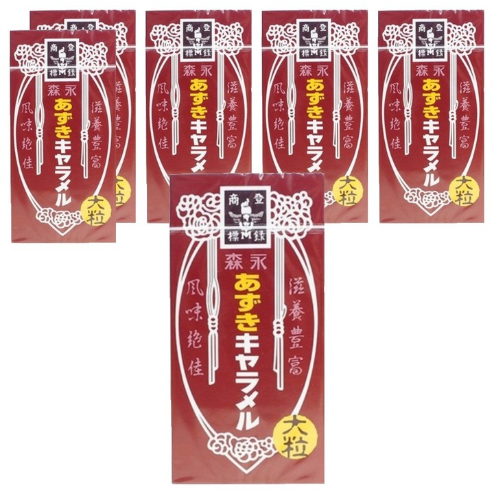 모리나가 아즈키카라멜, 149g, 6개