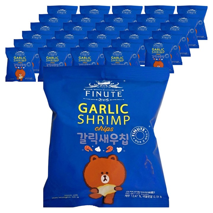 피뉴트 갈릭새우칩, 20g, 30개
