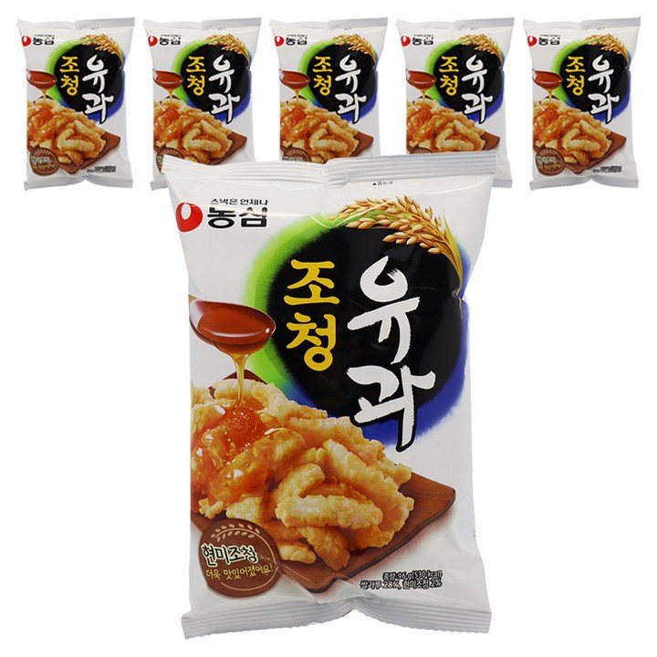 농심 조청유과, 96g, 6개