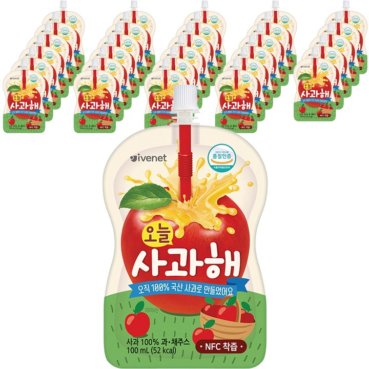 아이배냇 오늘사과해, 100ml, 30개
