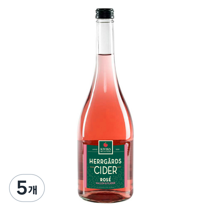 키빅스 로제 사이다, 750ml, 5개