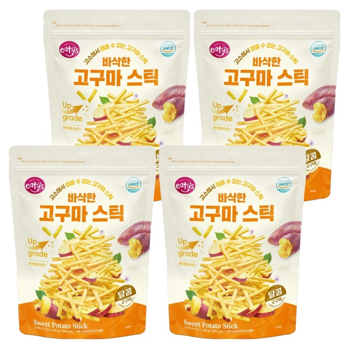 이더스 바삭한 고구마스틱, 4개, 300g