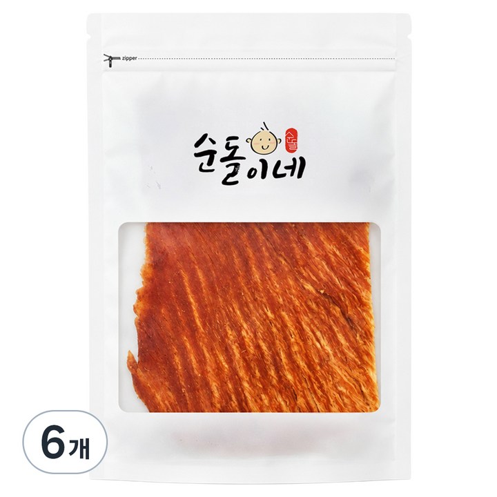 순돌이네 바베큐 오징어, 200g, 6개