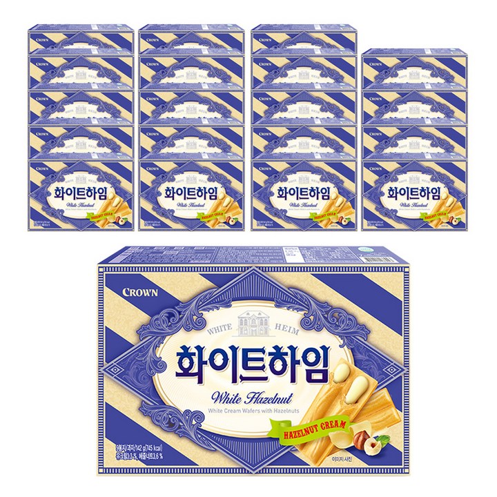 쵸코하임 화이트하임, 142g, 20개
