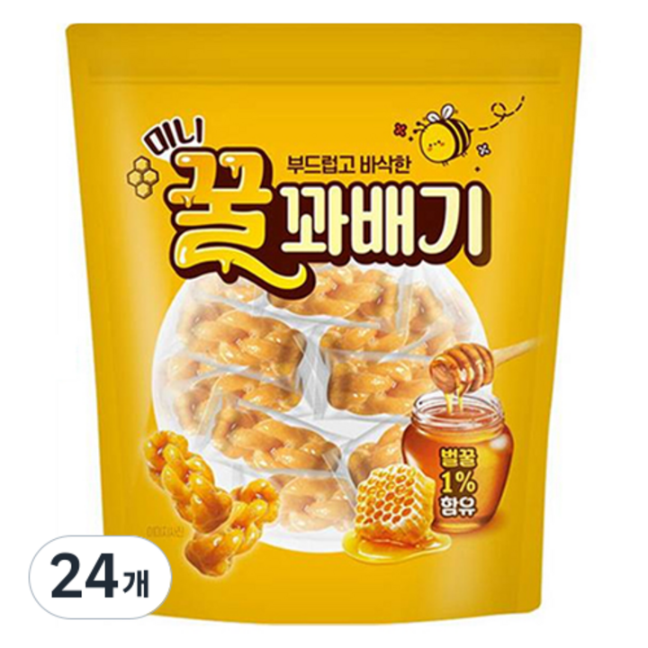 미니 꿀꽈배기, 24개, 700g