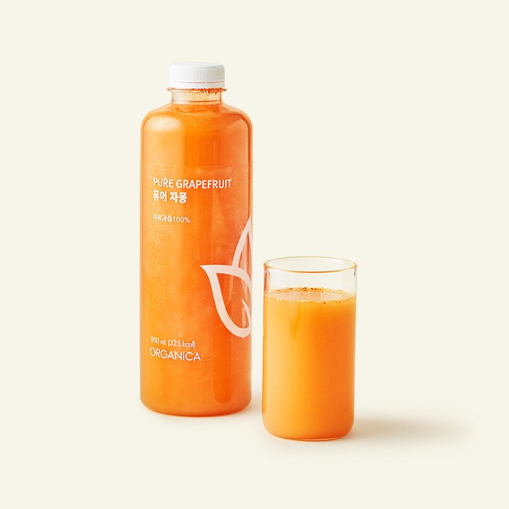 저스트주스 올가니카 퓨어 자몽 주스, 900ml, 1병