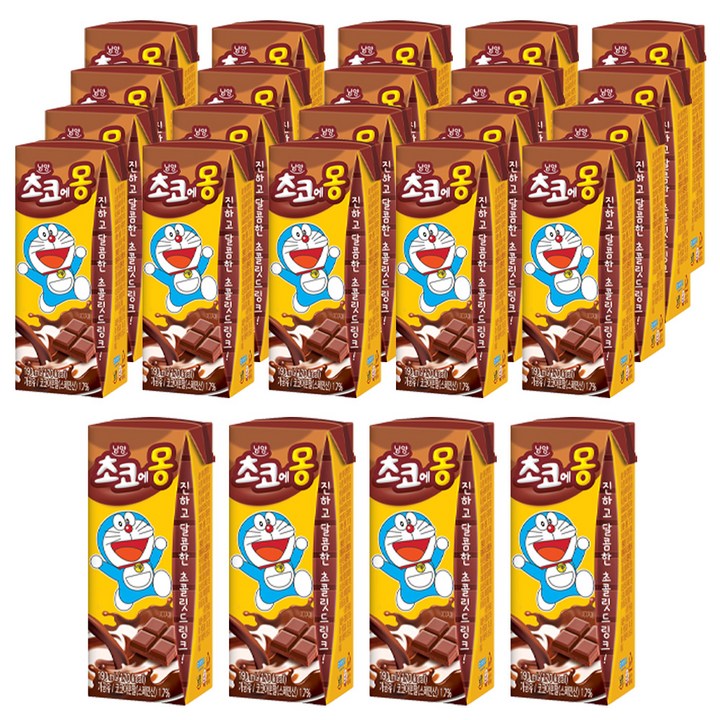 초코에몽, 190ml, 24개