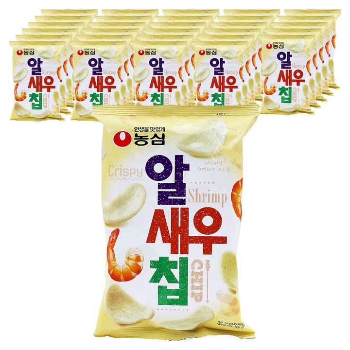 농심 알새우칩, 68g, 30개
