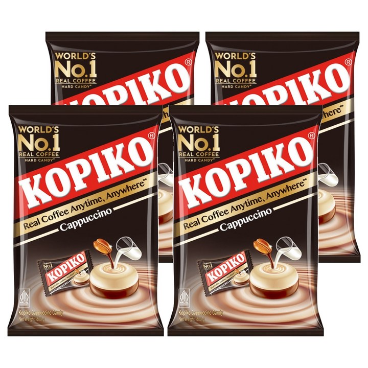코피코 카푸치노 캔디, 800g, 4개