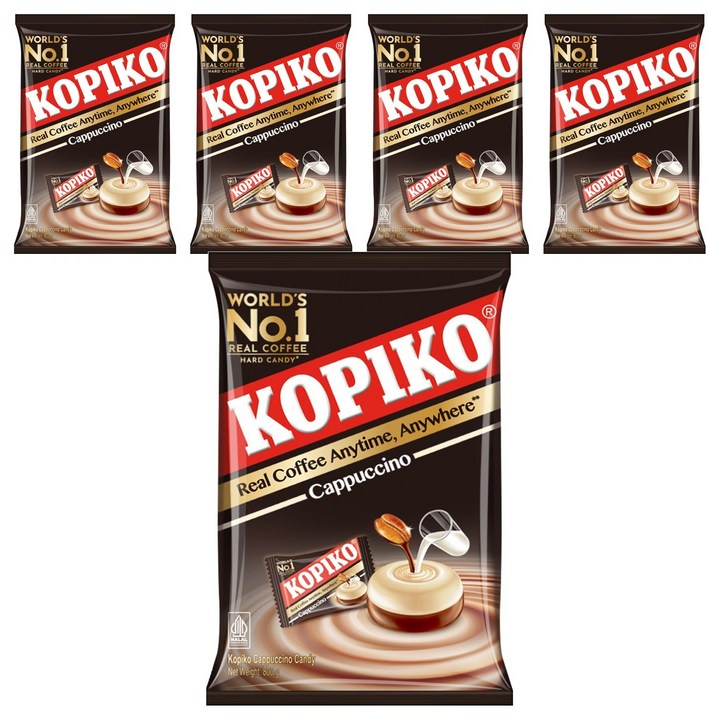 코피코 카푸치노 캔디, 800g, 5개