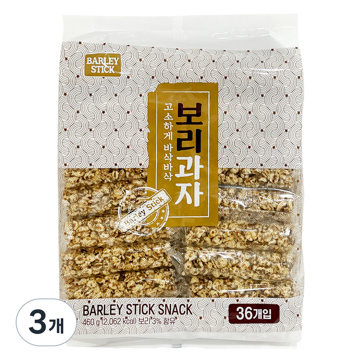 보리과자, 3개, 460g