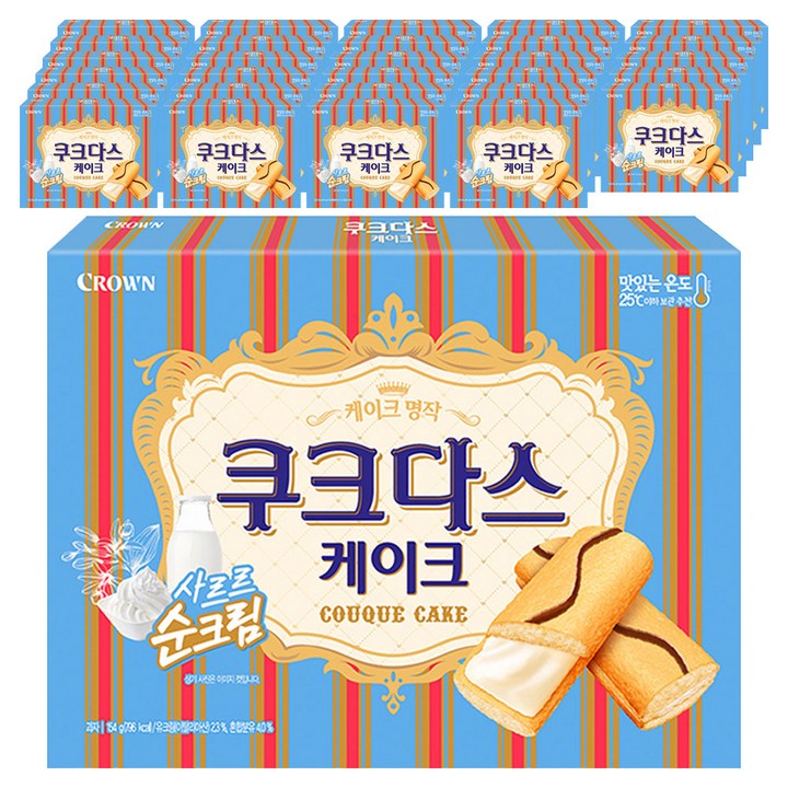 쿠크다스 케이크, 154g, 30개
