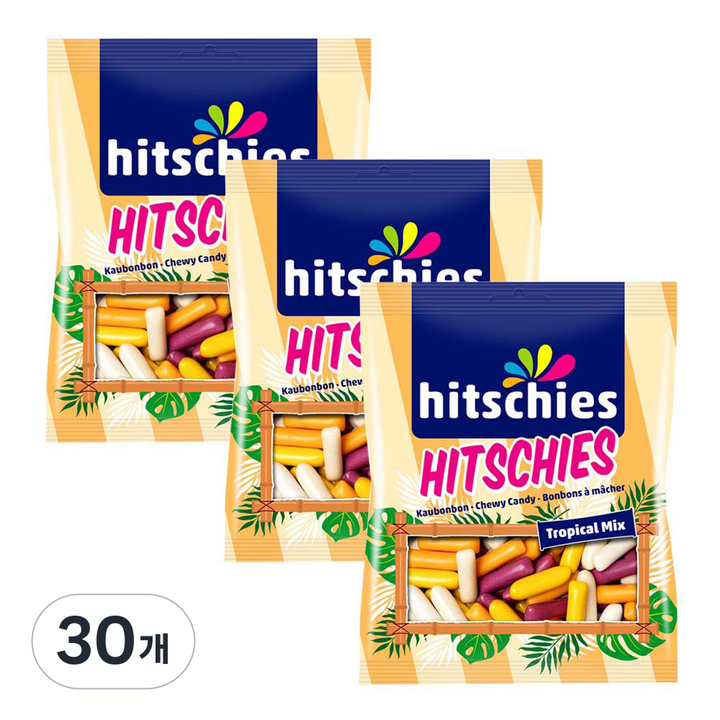 히츨러 히치스 트로피칼 수수깡 젤리, 30개, 140g