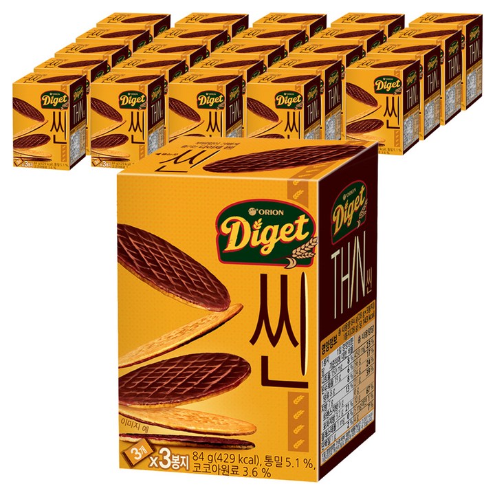 오리온 다이제 씬, 84g, 25개