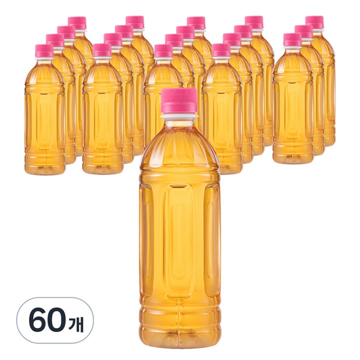 탐사 제로블랙티 복숭아맛 무라벨, 60개, 500ml