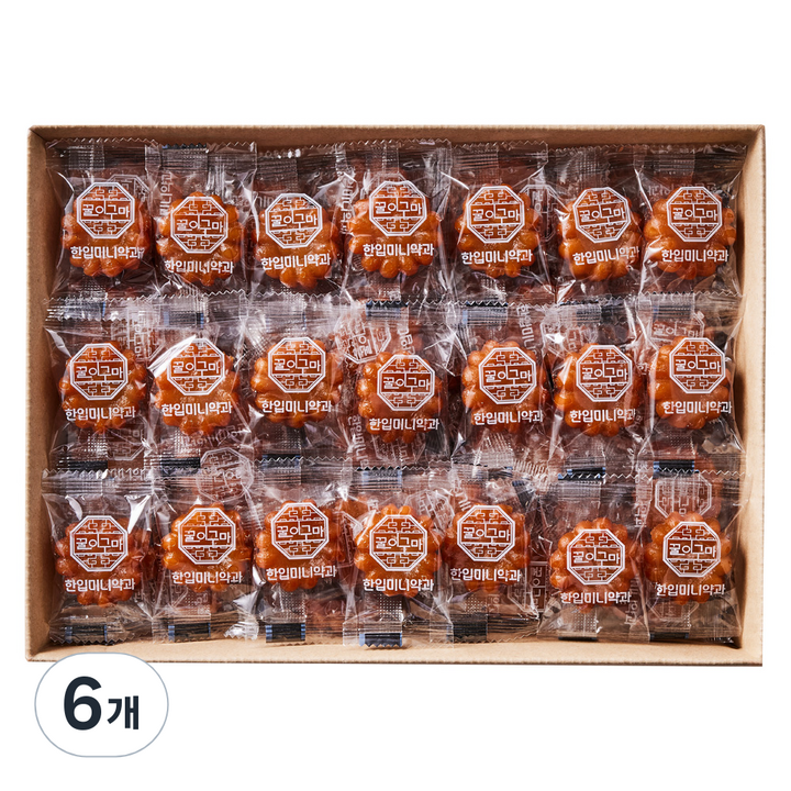 꿀이구마 한입 미니 약과, 1kg, 6개