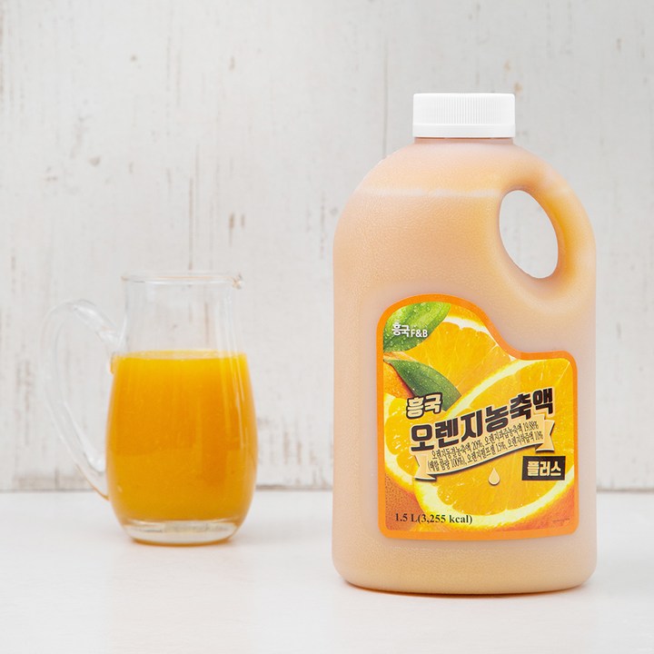 오렌지 농축액 플러스, 1.5L, 1개
