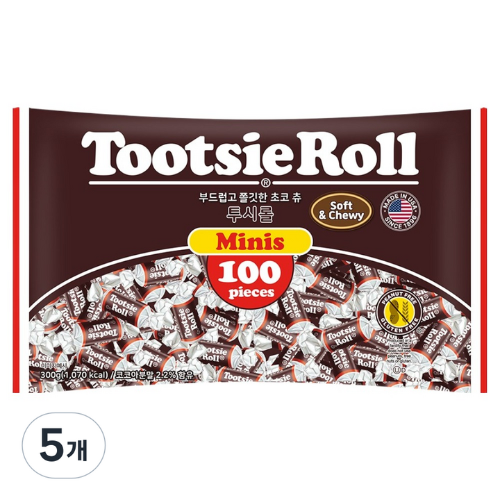투시롤 초코츄, 5개, 300g