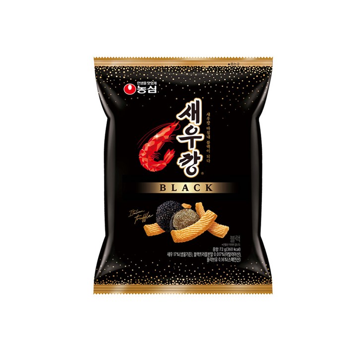 새우깡 블랙, 72g, 1개