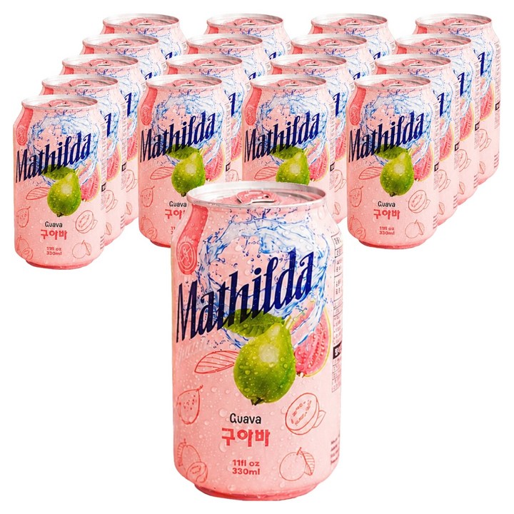 Mathilda 구아바주스, 330ml, 18개