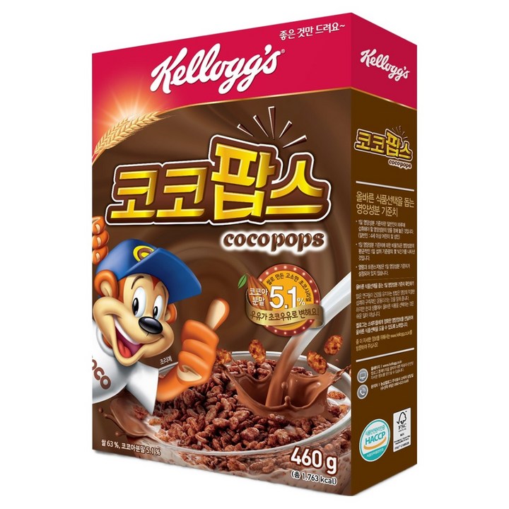 코코팝스 시리얼, 460g, 1개