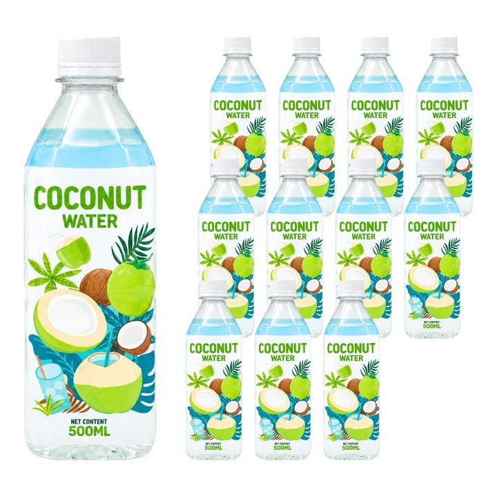 탄도 코코넛워터 100%, 500ml, 12개
