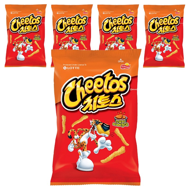 치토스 스모키바베큐맛, 82g, 5개