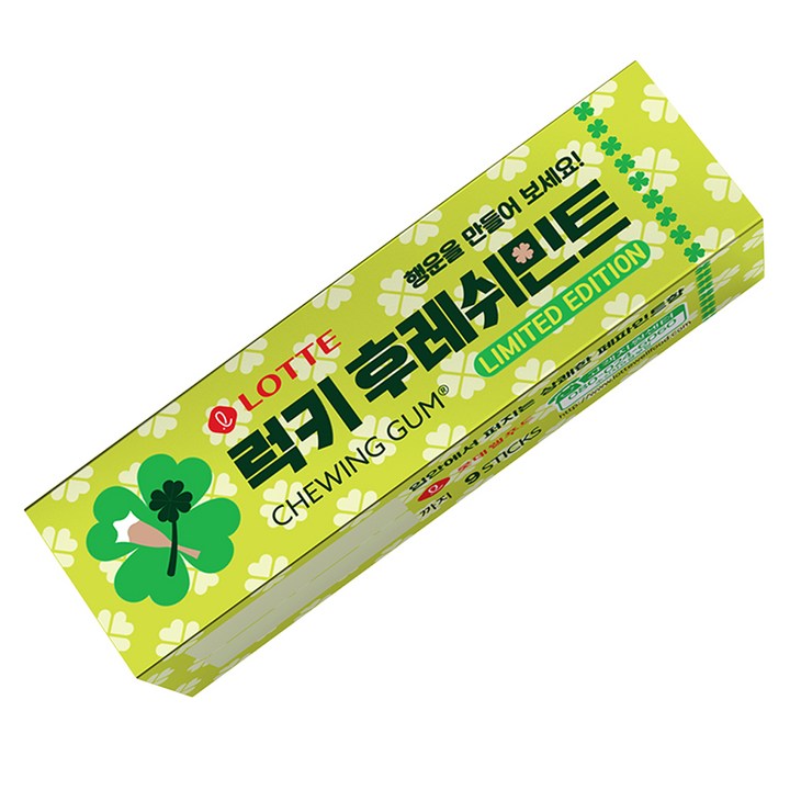 롯데 후레쉬민트 껌, 26g, 1개