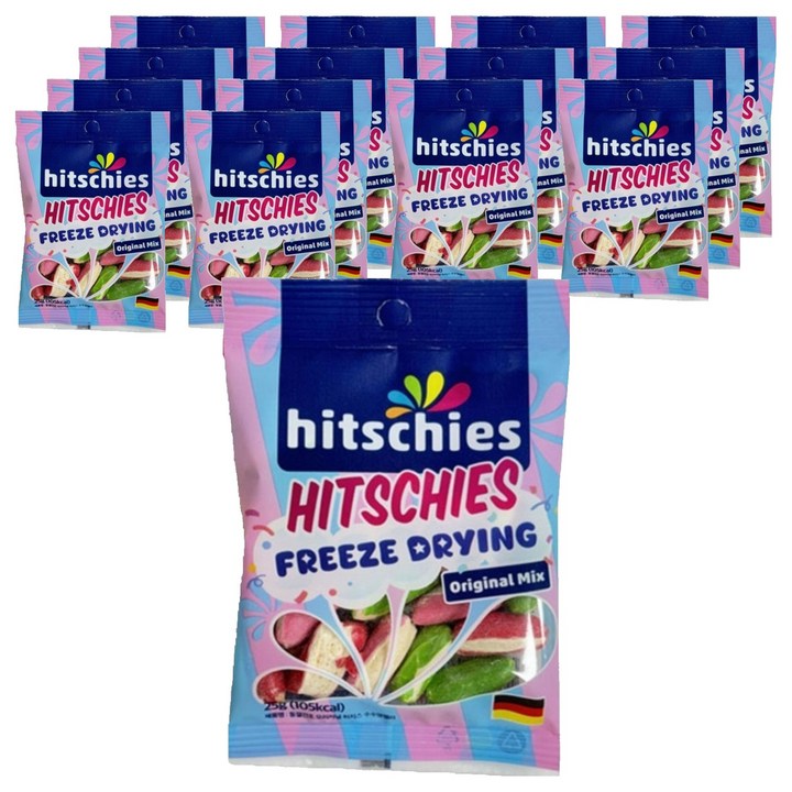 히치스 동결건조 오리지널 수수깡 젤리, 25g, 15개