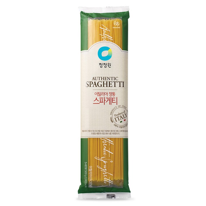 청정원 이탈리아 정통 스파게티면, 500g, 1개