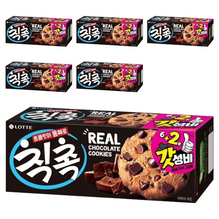 롯데웰푸드 칙촉, 120g, 6개