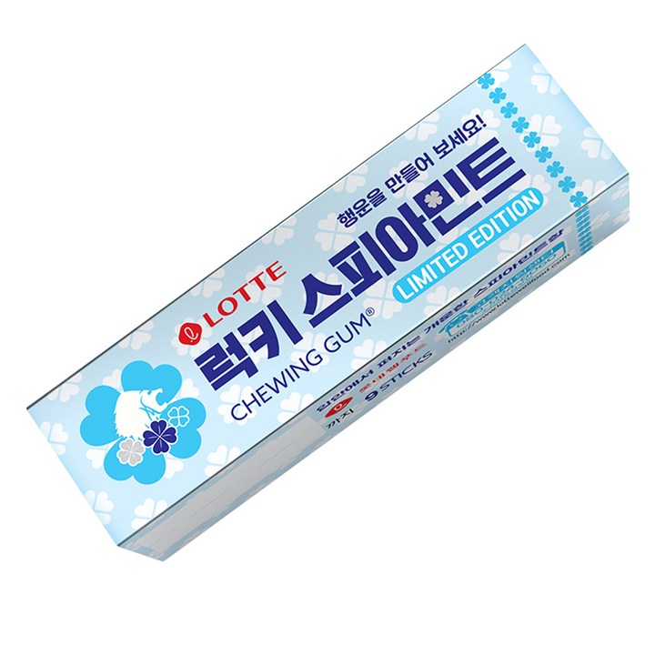 롯데웰푸드 스피아민트 츄잉껌, 26g, 1개