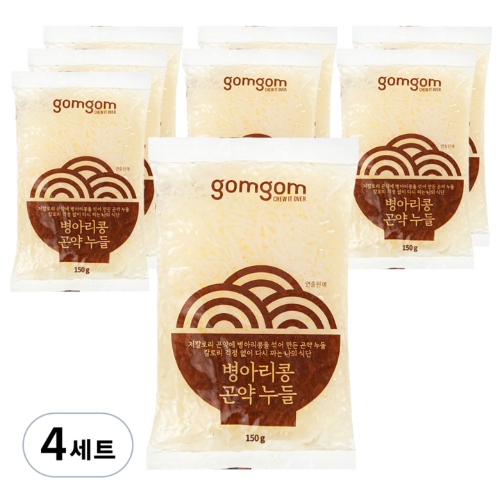 곰곰 병아리콩 곤약 누들, 1.2kg, 4개