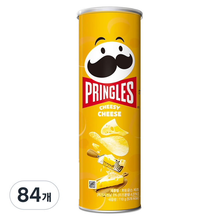 프링글스 치즈맛, 110g, 84개