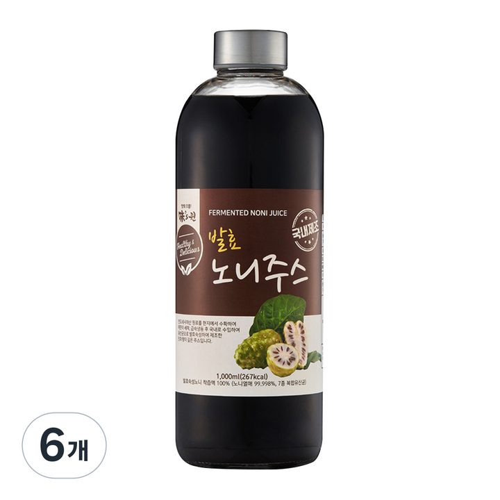 미스퀸 발효 노니주스, 1L, 6개