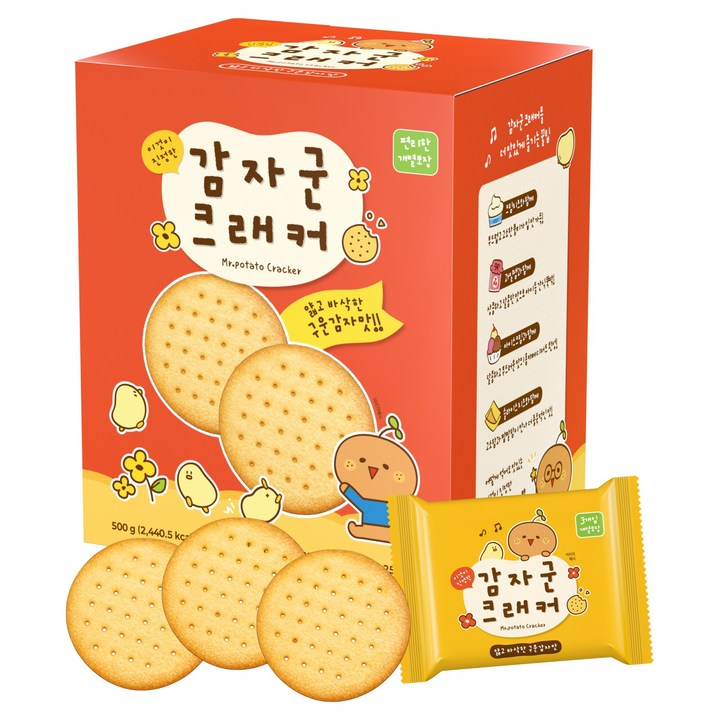 감자군 크래커, 1개, 500g
