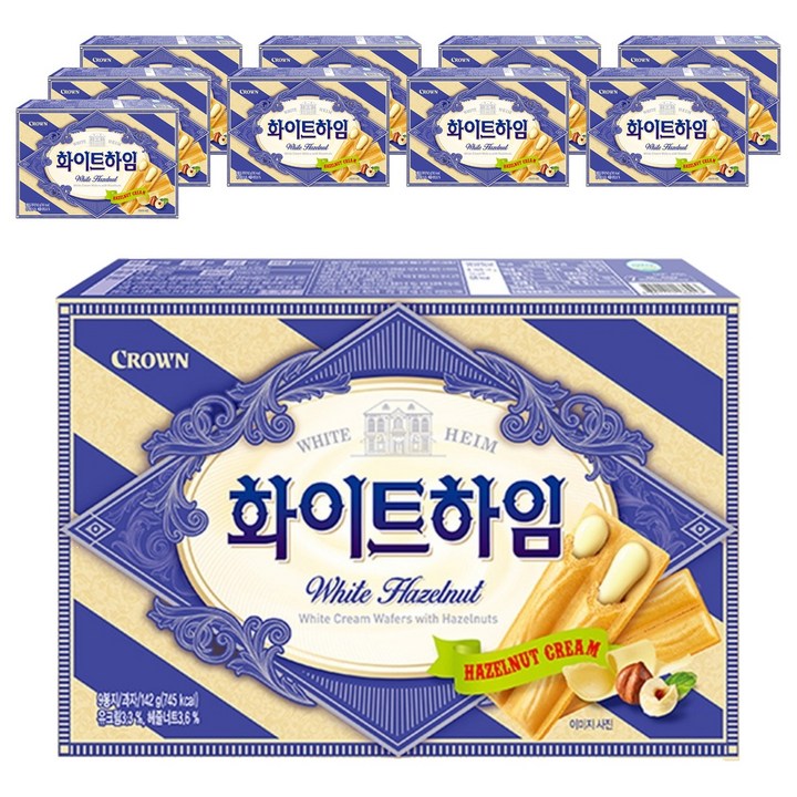 쵸코하임 크라운 화이트 하임, 142g, 10개