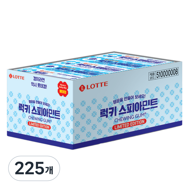 롯데웰푸드 스피아민트, 26g, 225개