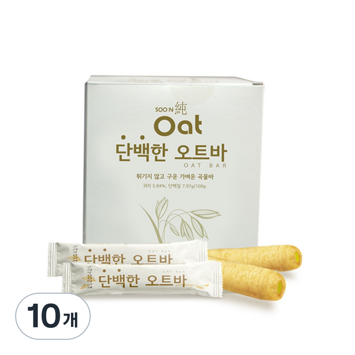 내몸애푸드 단백한 오트바, 10개, 300g