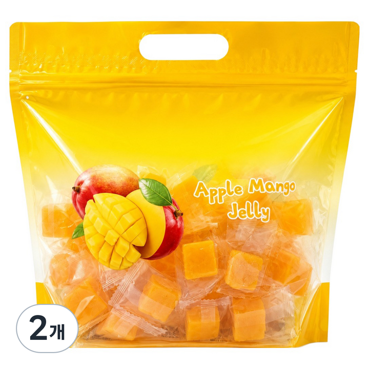 애플망고 젤리, 650g, 2개