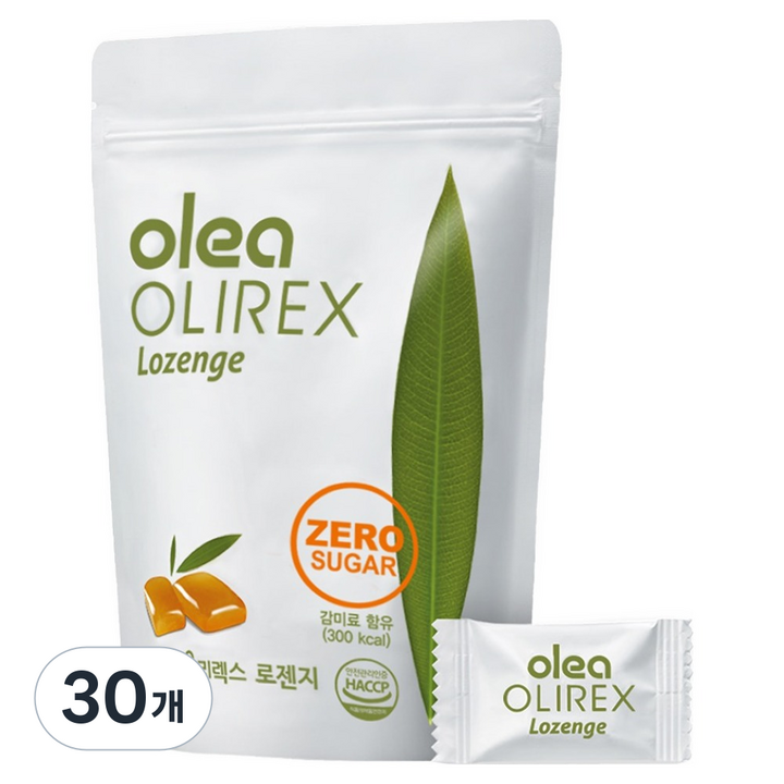 올레아 올리렉스 로렌지 허브캔디, 120g, 30개