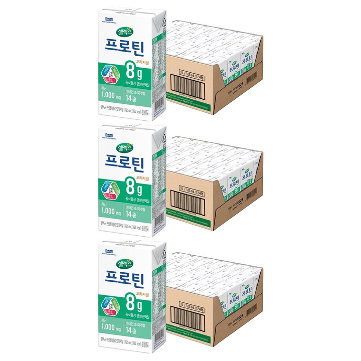 셀렉스 프로틴 오리지널, 125ml, 72개