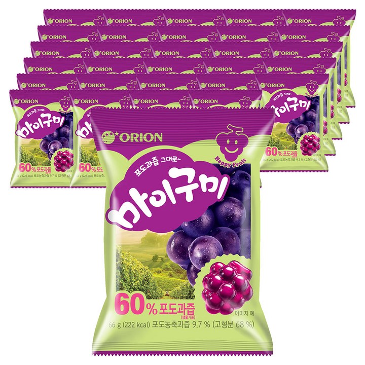 마이구미 포도, 66g, 40개