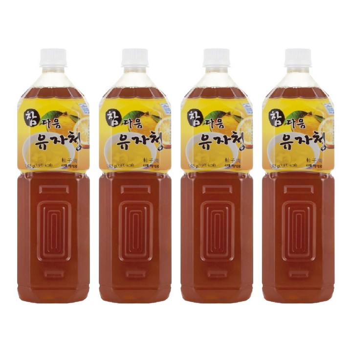 파낙스 참다음 유자청, 1.5L, 4개