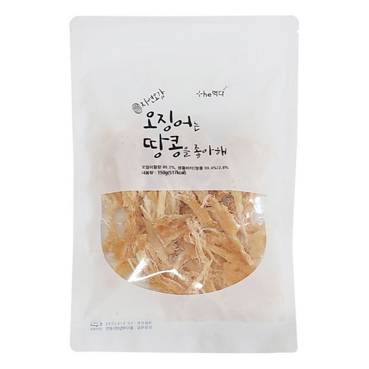 더먹다 신선 오징어 땅콩버터맛, 1개, 150g