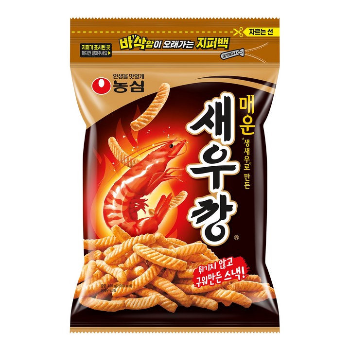 농심 매운새우깡, 400g, 1개
